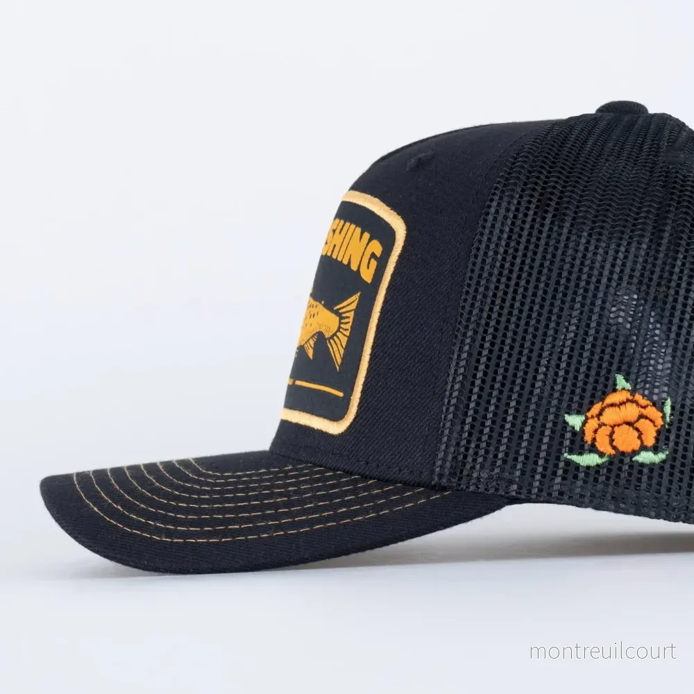 SQRTN Trout Trucker Keps - Hooked Black - Bild 3