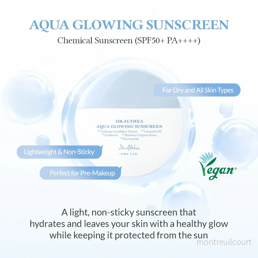 Dr. Althea - Aqua Glowing Sunscreen SPF50+ PA++++(45ml) - Bild 2
