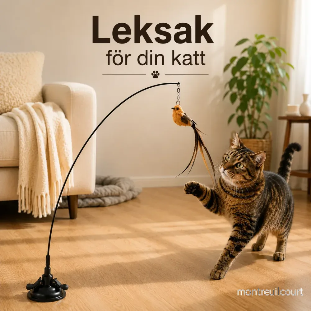 Fjäderjakt – För katten är lek inte bara lek Fjäderjakt – För katten är lek inte bara lek