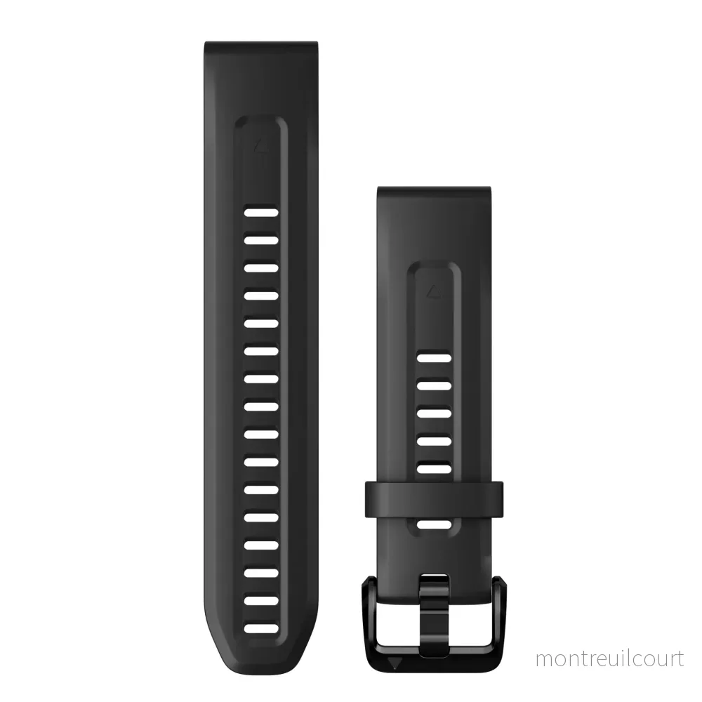 Garmin QuickFit® 20 Klockarmband Svart Silikon