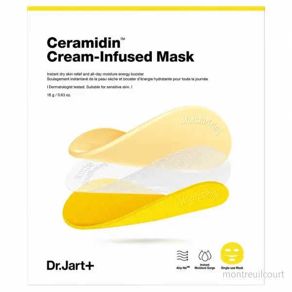 Dr.Jart+ Ceramidin Cream-Infused Mask Pack 5 sheets Dr.Jart+ Ceramidin Cream-Infused Mask Pack 5 sheets