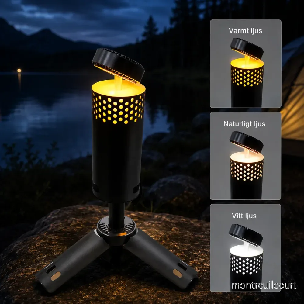 Teleskopisk campinglampa — ljus där du behöver det - Bild 2