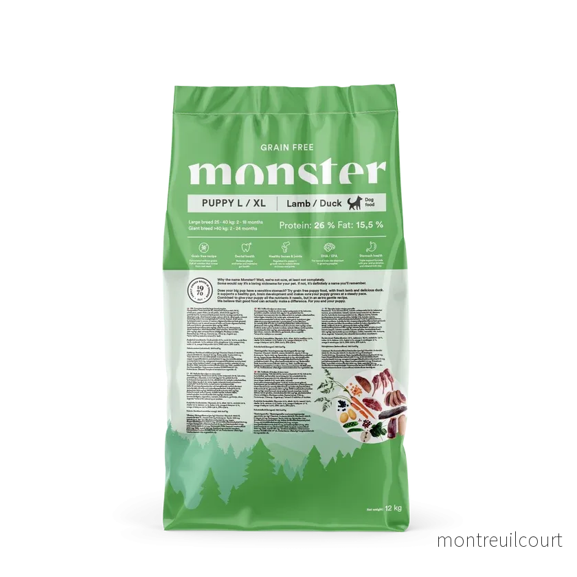 Monster Grain Free Puppy Large Lamb & Duck - Bild 3
