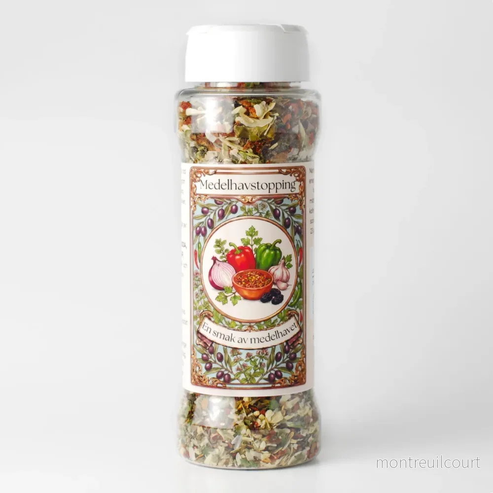 Medelhavstopping – Premium Ört- & Kryddblandning – 65 g