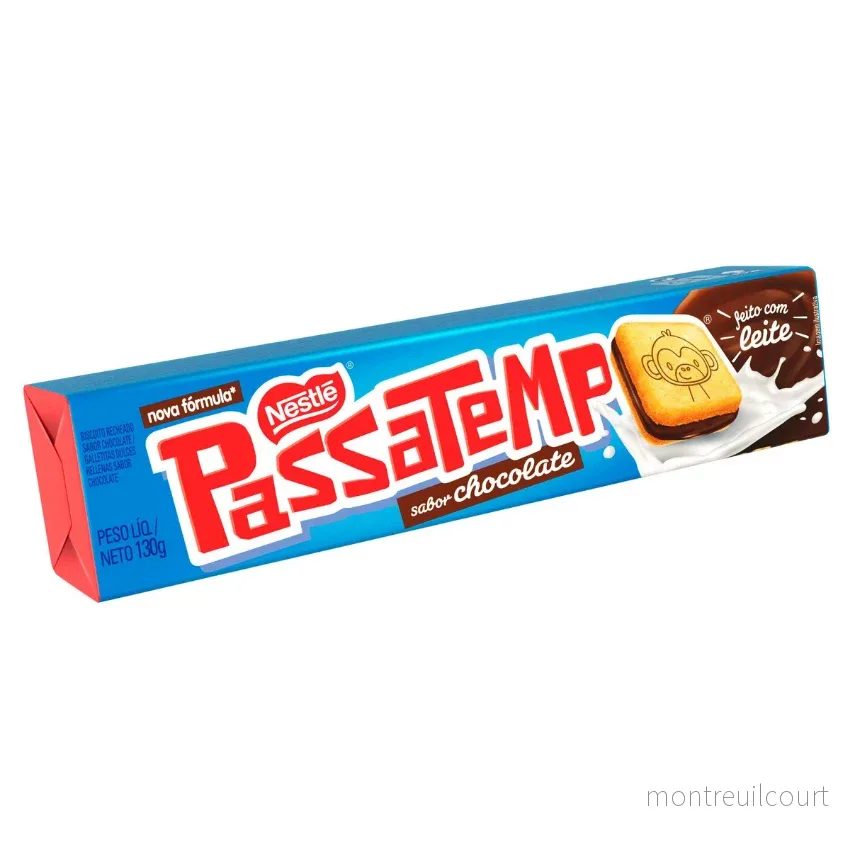 Bolacha Passatempo Recheada Chocolate / Chocolate Filled Biscuits Passatempo – Nestlé (130g) Bolacha Passatempo Recheada Chocolate / Chocolate Filled Biscuits Passatempo – Nestlé (130g)