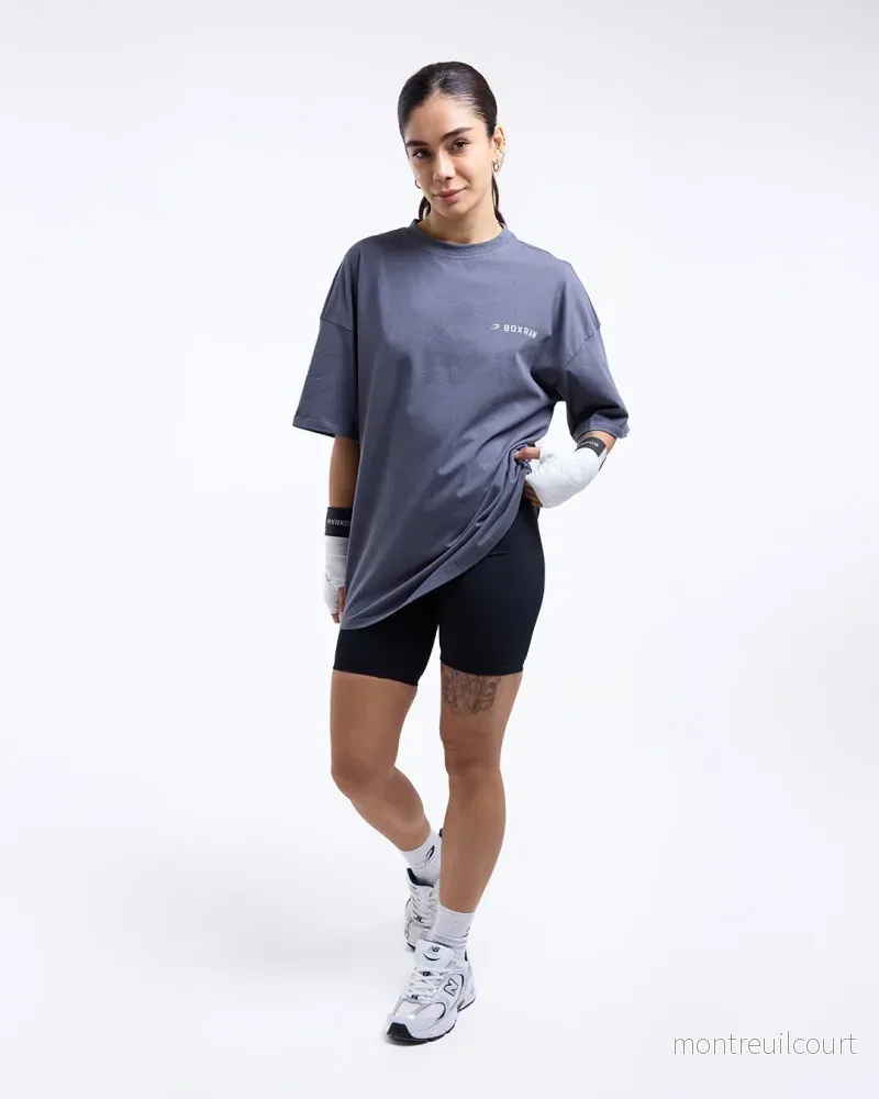 We Don't Play Boxing Oversized T-shirt - Charcoal - Bild 2