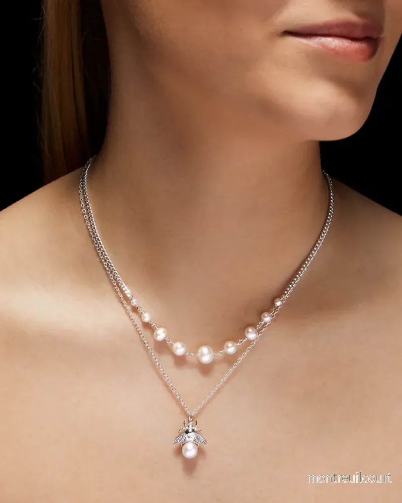 BUMBLEBEE PEARL NECKLACE - Bild 3