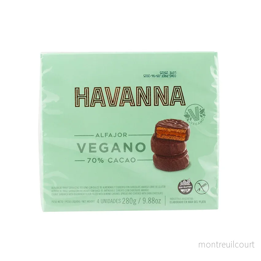 Alfajor Vegano / Vegan Alfajor – Havanna (280g – 4 units) Alfajor Vegano / Vegan Alfajor – Havanna (280g – 4 units)