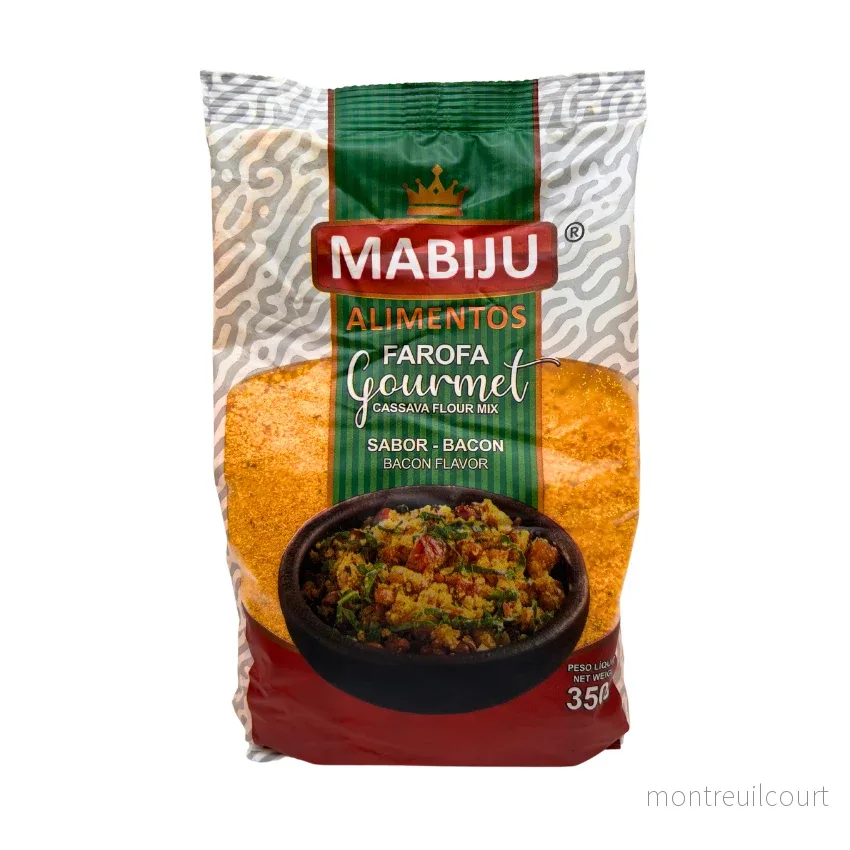 Farofa de Bacon / Manioc Flour with Bacon – Mabiju (350g) Farofa de Bacon / Manioc Flour with Bacon – Mabiju (350g)