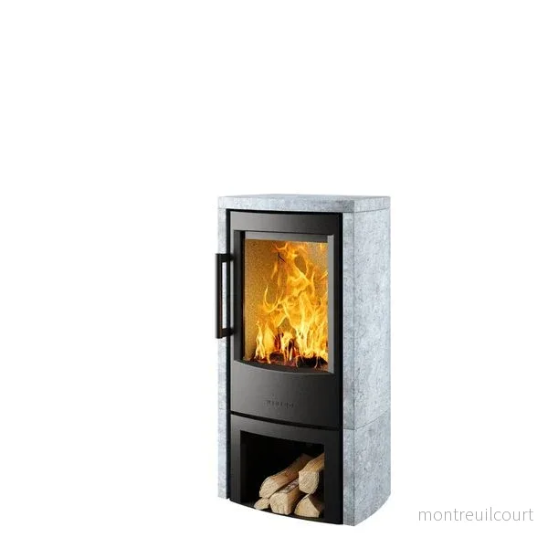 WIKING - Miro 4+ med naturstensbeklädnad & vedfack