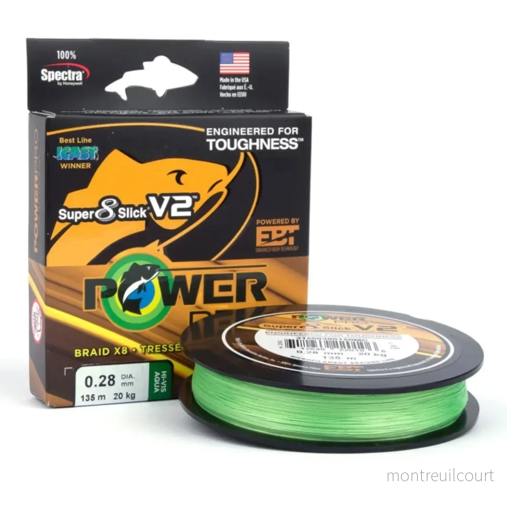 Power Pro Super 8 Slick V2 Flätlina Aqua Green Power Pro Super 8 Slick V2 Flätlina Aqua Green