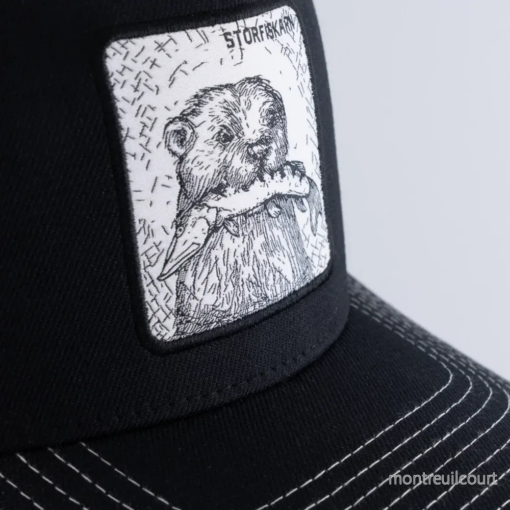 SQRTN Storfiskarn Trucker Keps - Hooked Black - Bild 3