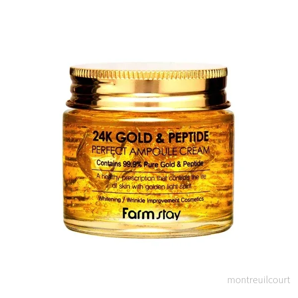 Farmstay 24K Guld & Peptid Fuktgivande Ampullkräm Farmstay 24K Guld & Peptid Fuktgivande Ampullkräm