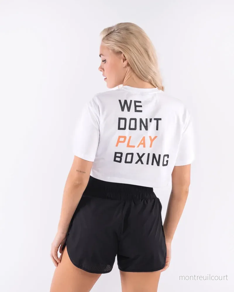BOXRAW Crop T-shirt We Don’t Play Boxing BOXRAW Crop T-shirt We Don’t Play Boxing