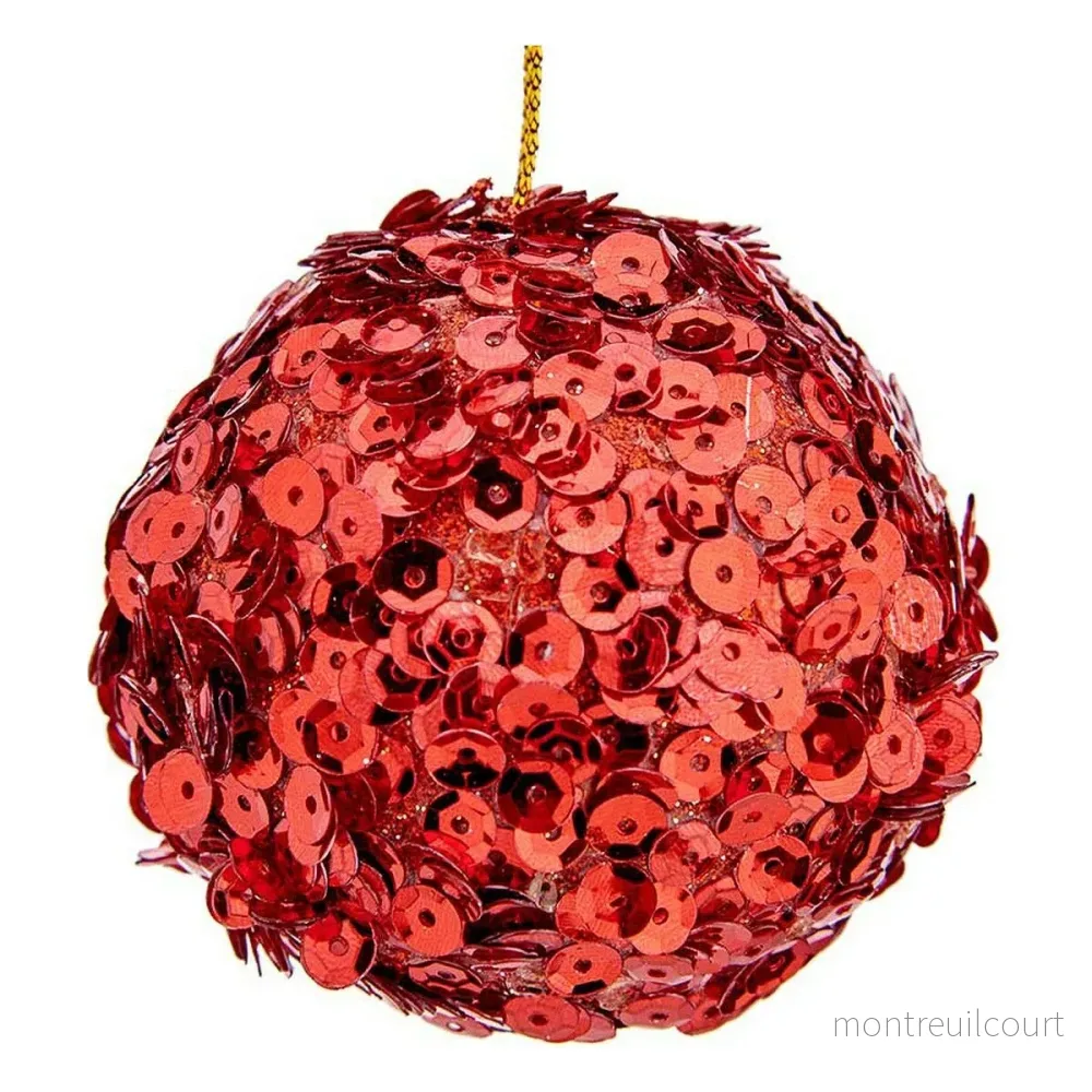 6 st Röda Julgranskulor Ø 10 cm 6 st Röda Julgranskulor Ø 10 cm