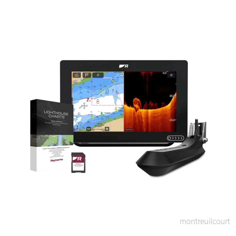 Raymarine AXIOM+ 9 RV – 9″ MFD med integrerad RealVision 3D och 600W sonar, RV-100 givare Raymarine AXIOM+ 9 RV – 9″ MFD med integrerad RealVision 3D och 600W sonar, RV-100 givare