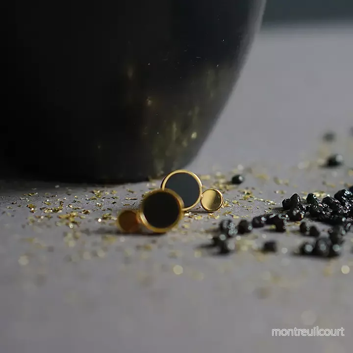 Luna Eclipse Golden Earrings - Bild 2