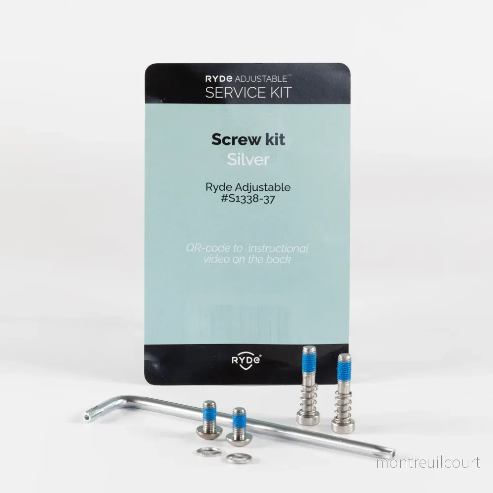 Ryde Adjustable – Skruvar Silver reservkit