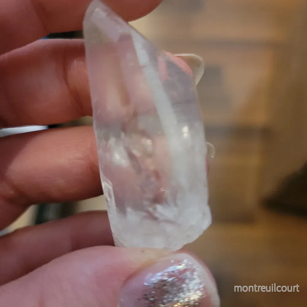 Lemurian bergskristall-spets - Bild 3