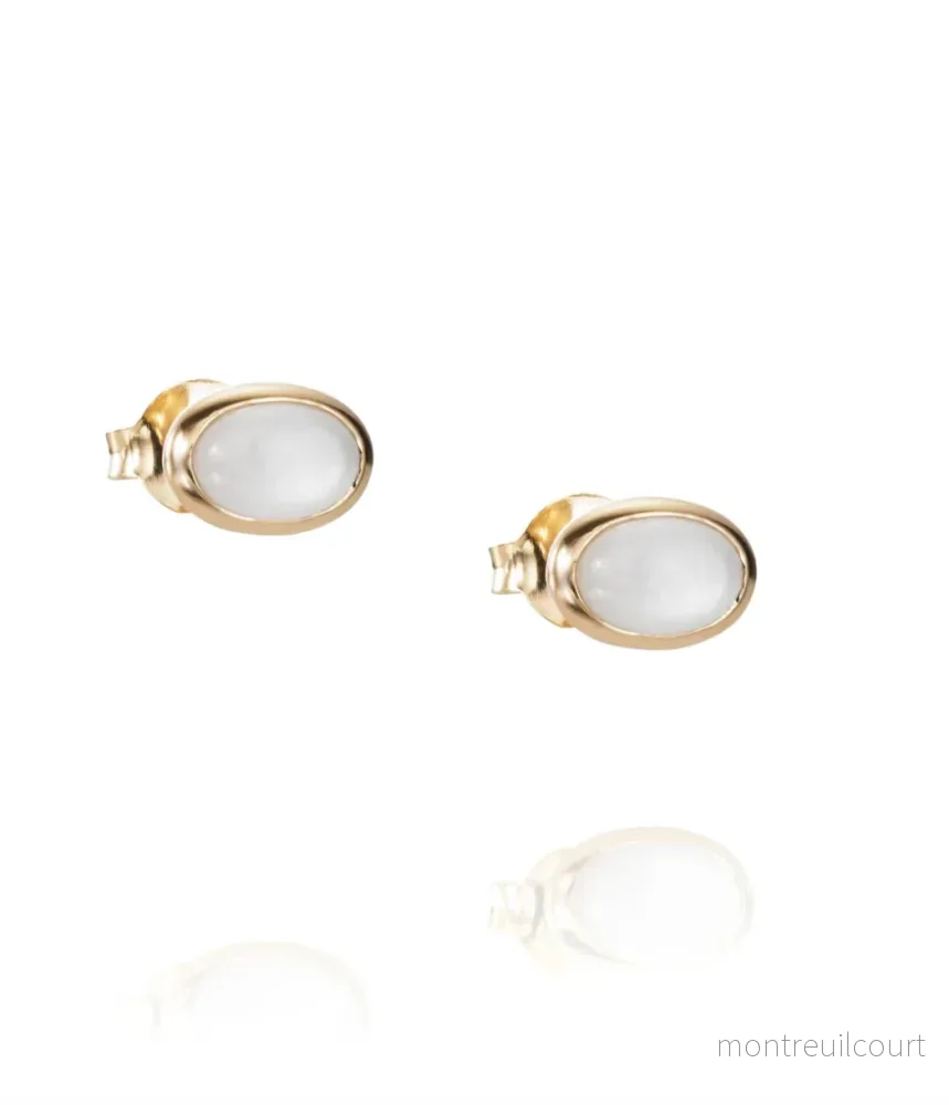 Love Bead Ear - Moonstone
