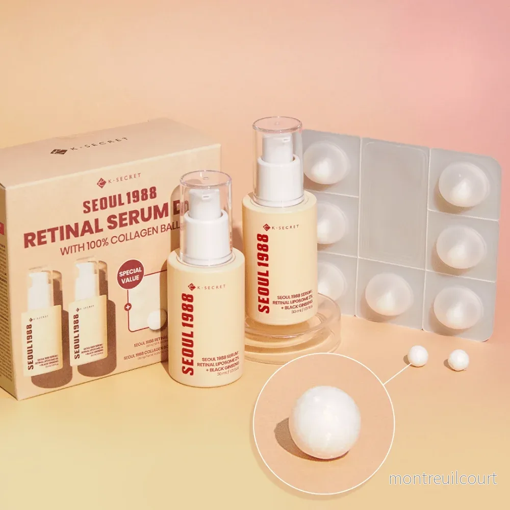 K-SECRET Retinal Black Ginseng Serum Double Set K-SECRET Retinal Black Ginseng Serum Double Set