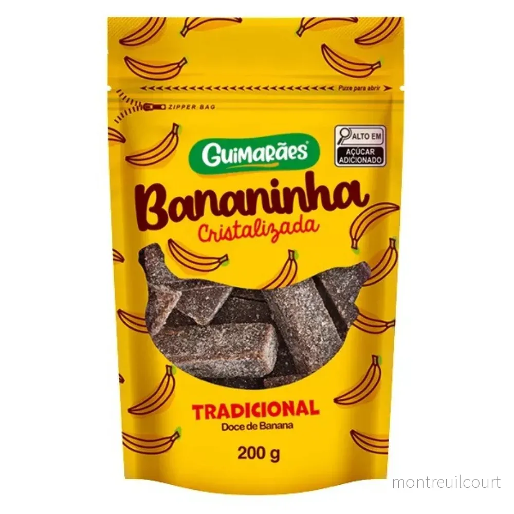 Bananinha Cristalizada / Crystalized Banana Candy – Guimarães (200g)