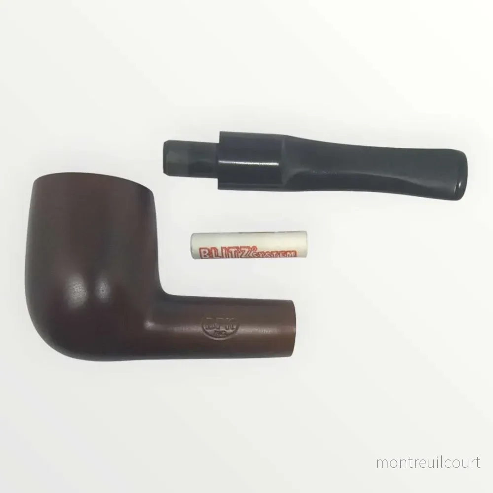 Klassisk Billiard Träpipa i Päronträ – Rödbrun 6154 (9mm) - Bild 3