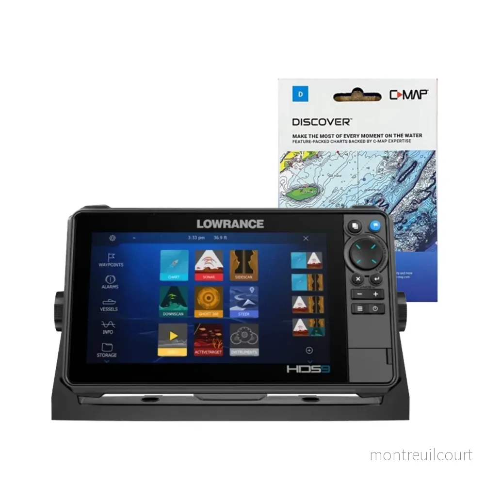 Lowrance HDS PRO 9 utan ekolodsgivare + C-Map DISCOVER – Malmö to Valdermarsvik Paketdeal