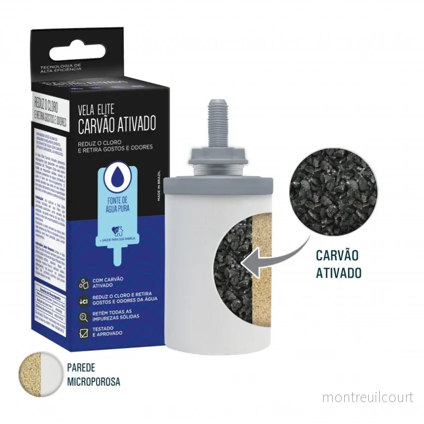 Vela para Filtro com CarvĂŁo Ativado / Activated Carbon Water Filter – Elite (un.) Vela para Filtro com CarvĂŁo Ativado / Activated Carbon Water Filter – Elite (un.)