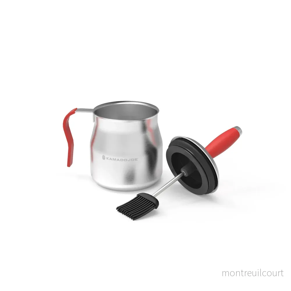 Kamado Joe Basting Brush With Pot