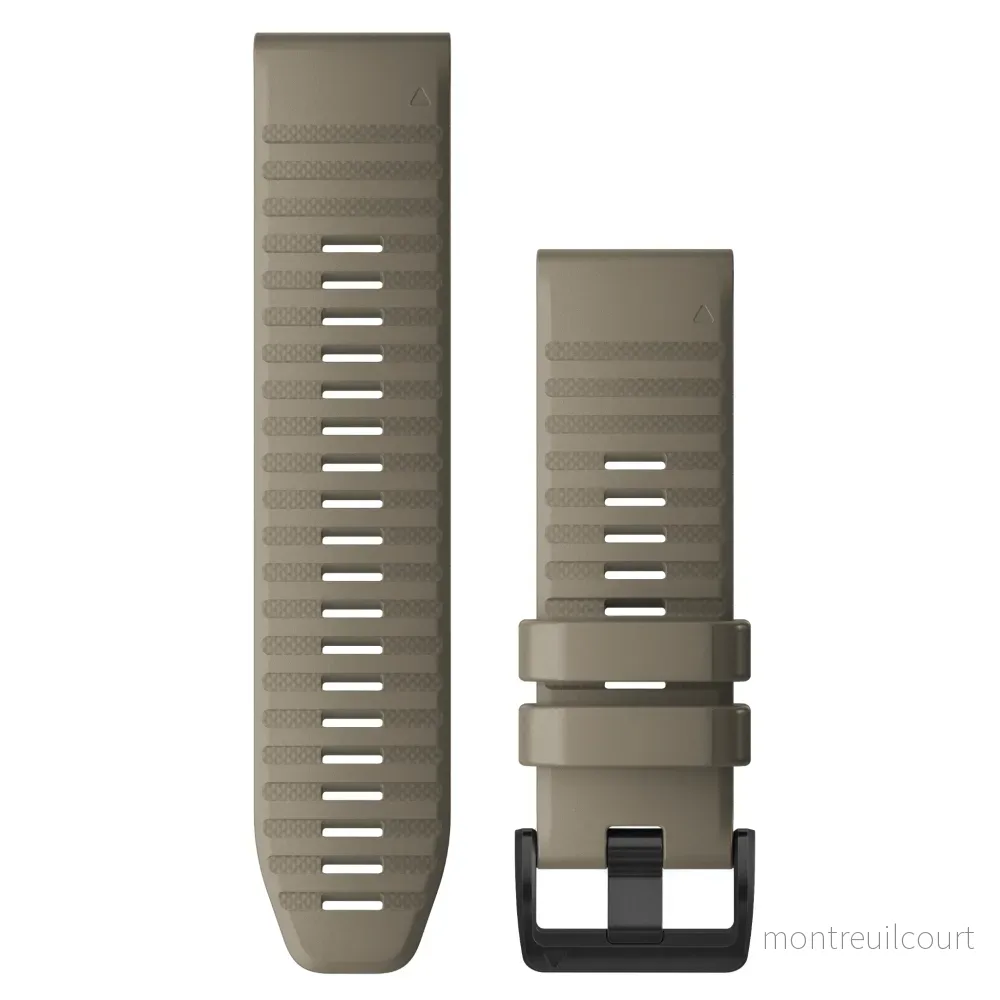 Garmin QuickFit 26 Klockarmband Mörk Sandstensfärgad Silikon