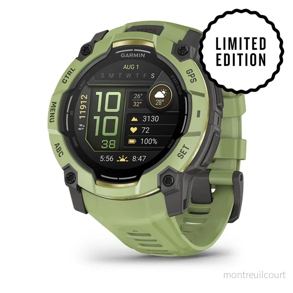 Garmin Instinct 3 50mm Amoled Ormbunksgrön Garmin Instinct 3 50mm Amoled Ormbunksgrön