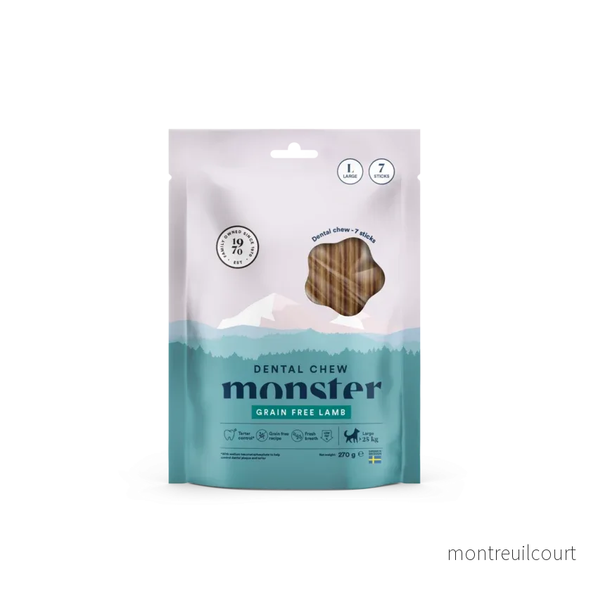Monster Dental Chew Grain Free Lamb - Bild 2