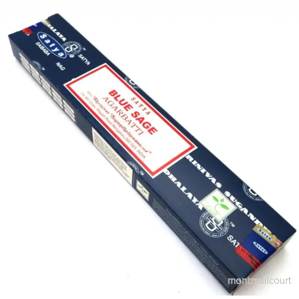 Satya Blue Sage / Blå Salvia Rökelsestickor