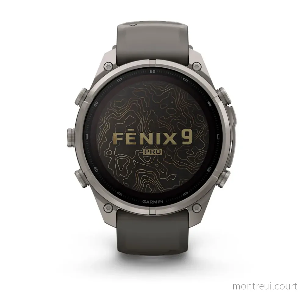 Garmin fēnix 9 Pro InReach Solar - 47 mm Sapphire Titanium - Bild 2