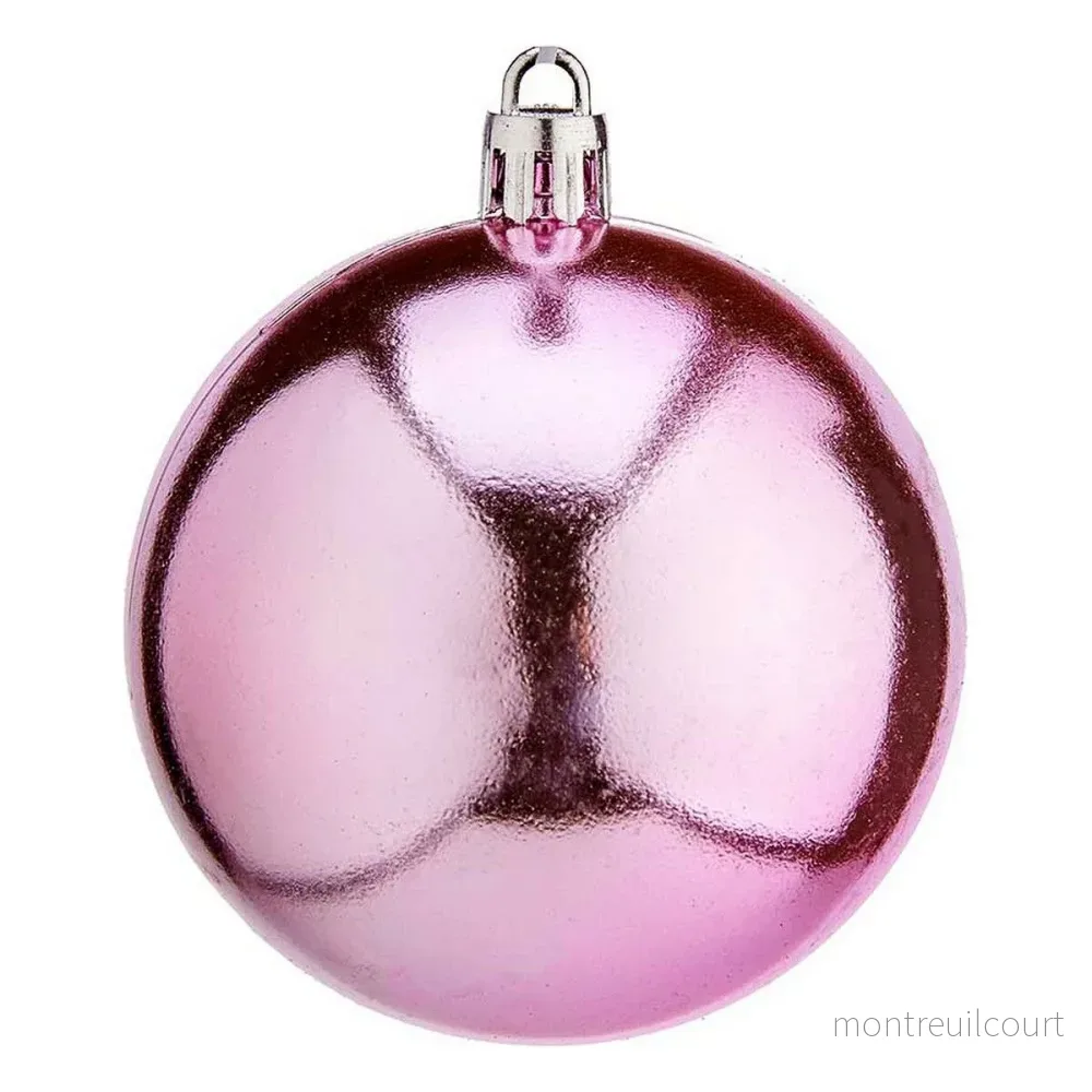 12 st Julgranskulor Rosa Ø 7 cm 12 st Julgranskulor Rosa Ø 7 cm