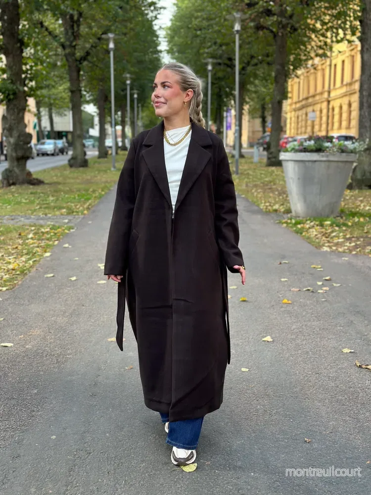 VEROMODA - FORTUNEAYA XTRA LONG COAT - CHOCOLATE TORTE - Bild 3