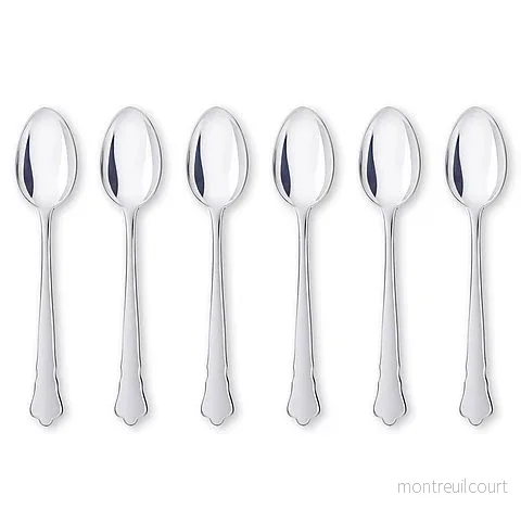Chippendale – Äkta Silver, 6-Pack kaffesked Chippendale – Äkta Silver, 6-Pack kaffesked