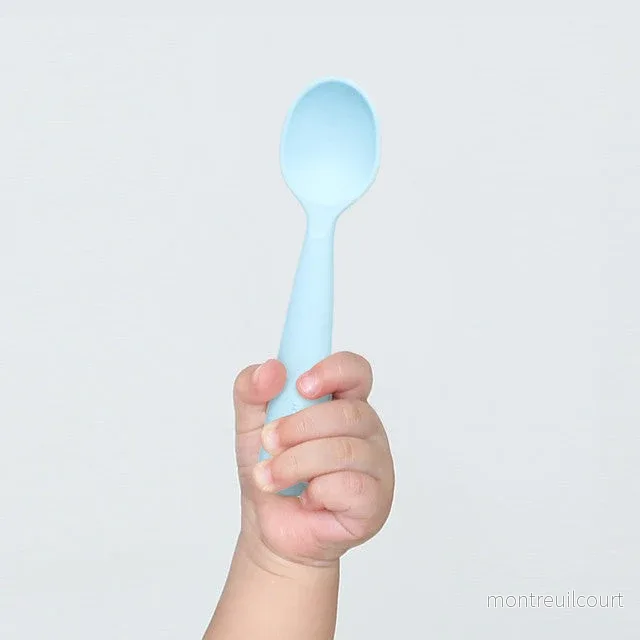 Fold & Scoop - tallrik + sked (Chicory/Aqua) - Bild 3
