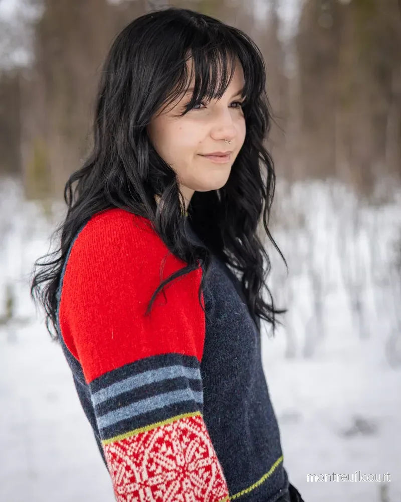 Elmina Fors Stickad jumper Livets frö S/M - Bild 3