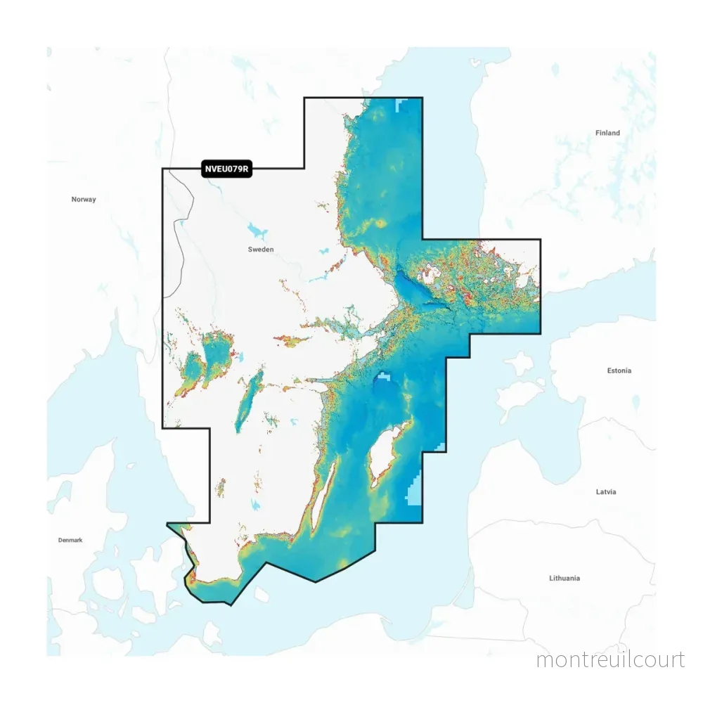 Garmin Navionics+ Vision NVEU079R Sverige, sydost (Sweden, South -East)
