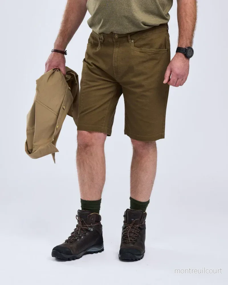 Pinewood Värnamo Vintage Canvas Shorts Olivgrön Pinewood Värnamo Vintage Canvas Shorts Olivgrön