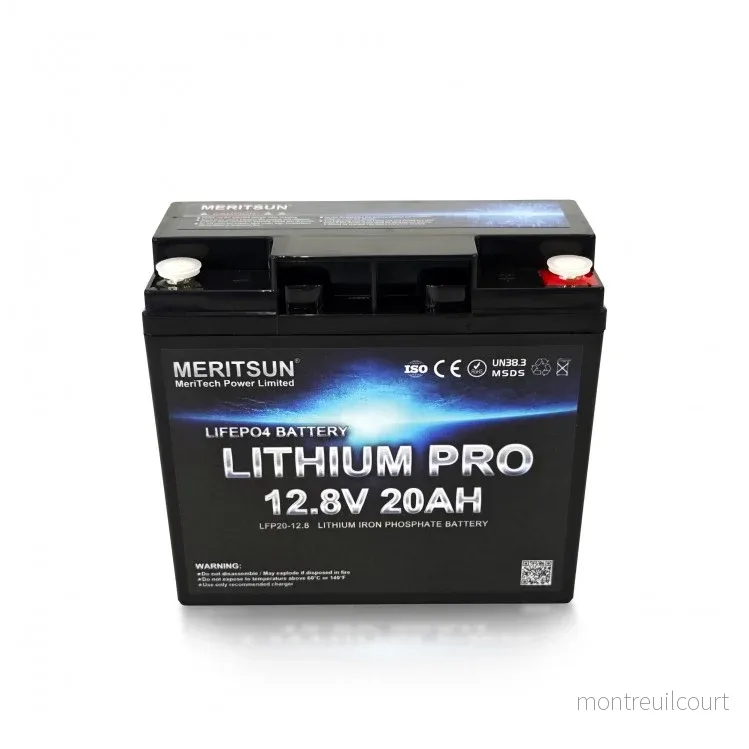 Meritsun 12.8V 20Ah Litiumbatteri LifePO4 batteri med BMS Meritsun 12.8V 20Ah Litiumbatteri LifePO4 batteri med BMS