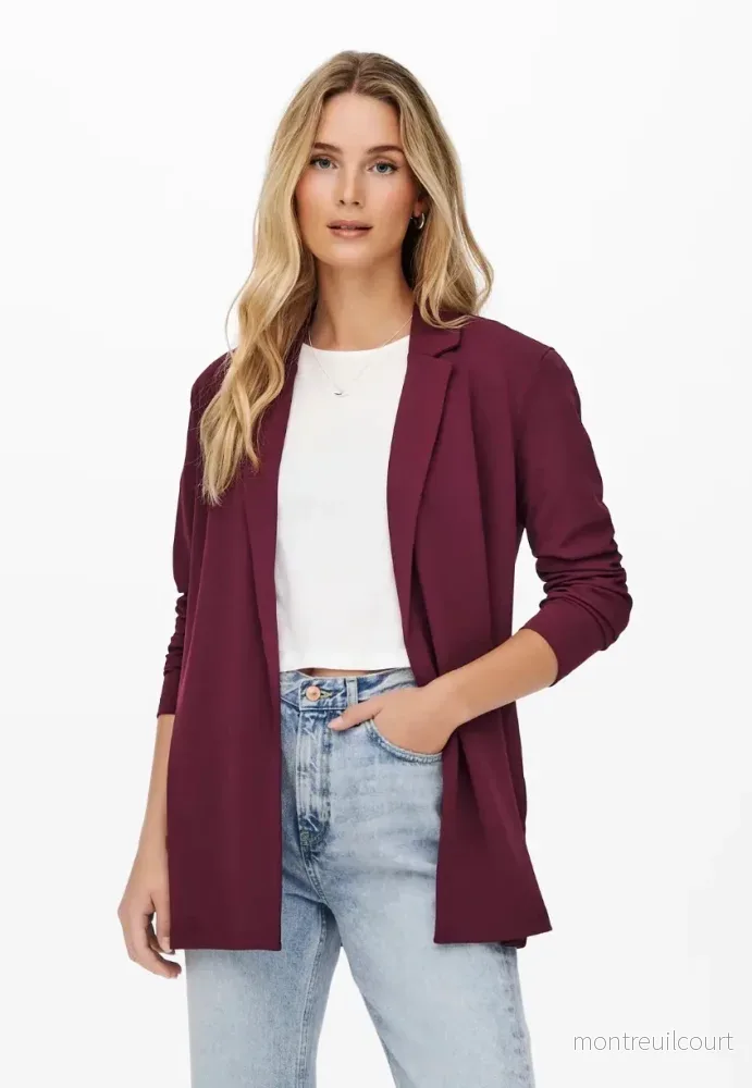 JDY – GEGGO LIFE L/S BLAZER – WINDSOR WINE