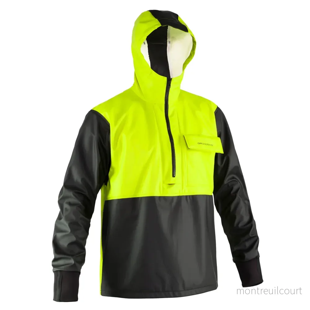 Grundens Neptune 103 Anorak Pullover Hi Vis Yellow
