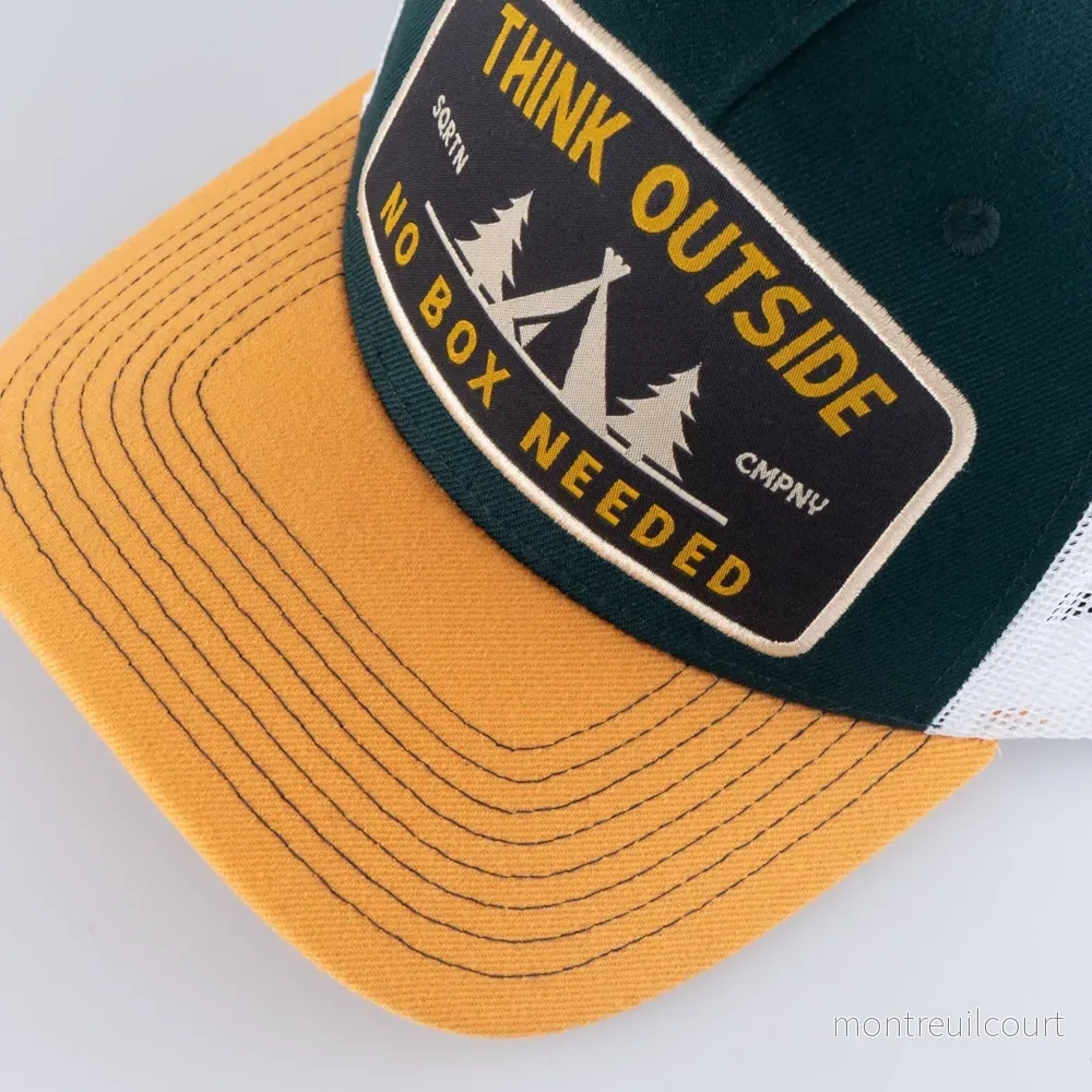 SQRTN Outside Trucker Keps - Hooked Olive - Bild 3