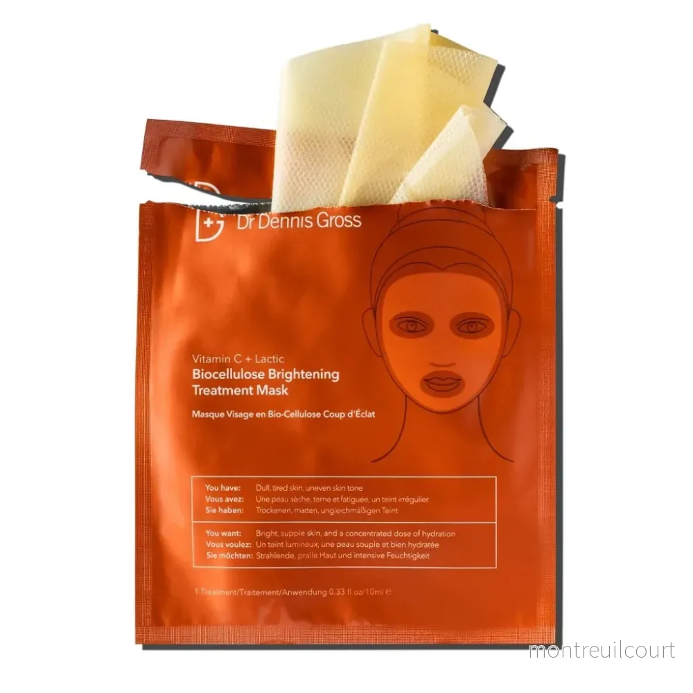 Dr Dennis Gross Vitamin C Lactic Biocellulose Brightening Treatment Mask STYCKVIS Dr Dennis Gross Vitamin C Lactic Biocellulose Brightening Treatment Mask STYCKVIS