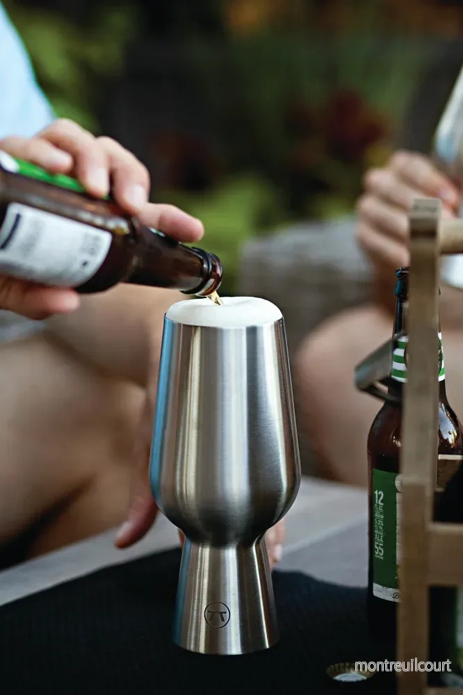 IPA-glas i rostfritt stål Set om 2 IPA-glas i rostfritt stål Set om 2