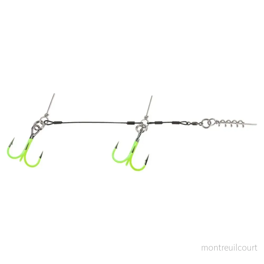 CWC PRO UV Chartreuse Stinger, SS 100lb Giant Tandem 3/0 CWC PRO UV Chartreuse Stinger, SS 100lb Giant Tandem 3/0