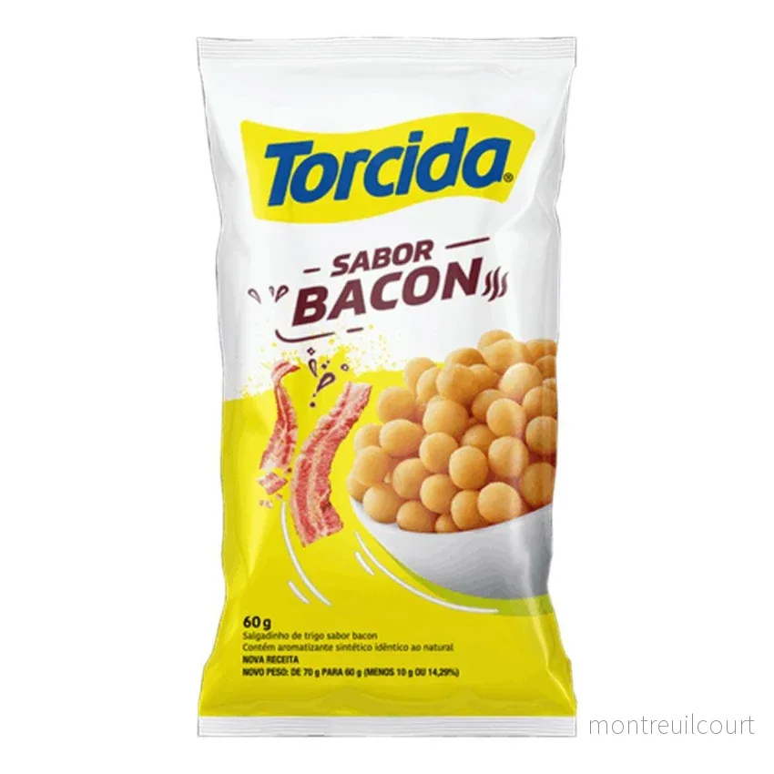 Salgadinho Lucky Torcida Bacon / Bacon Snacks – Torcida (60g) Salgadinho Lucky Torcida Bacon / Bacon Snacks – Torcida (60g)